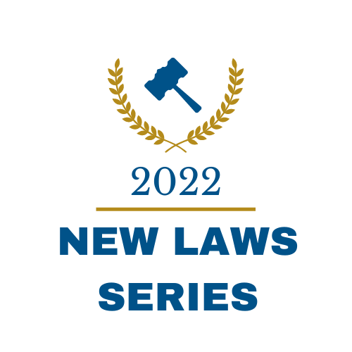 News Laws series logo with gavel